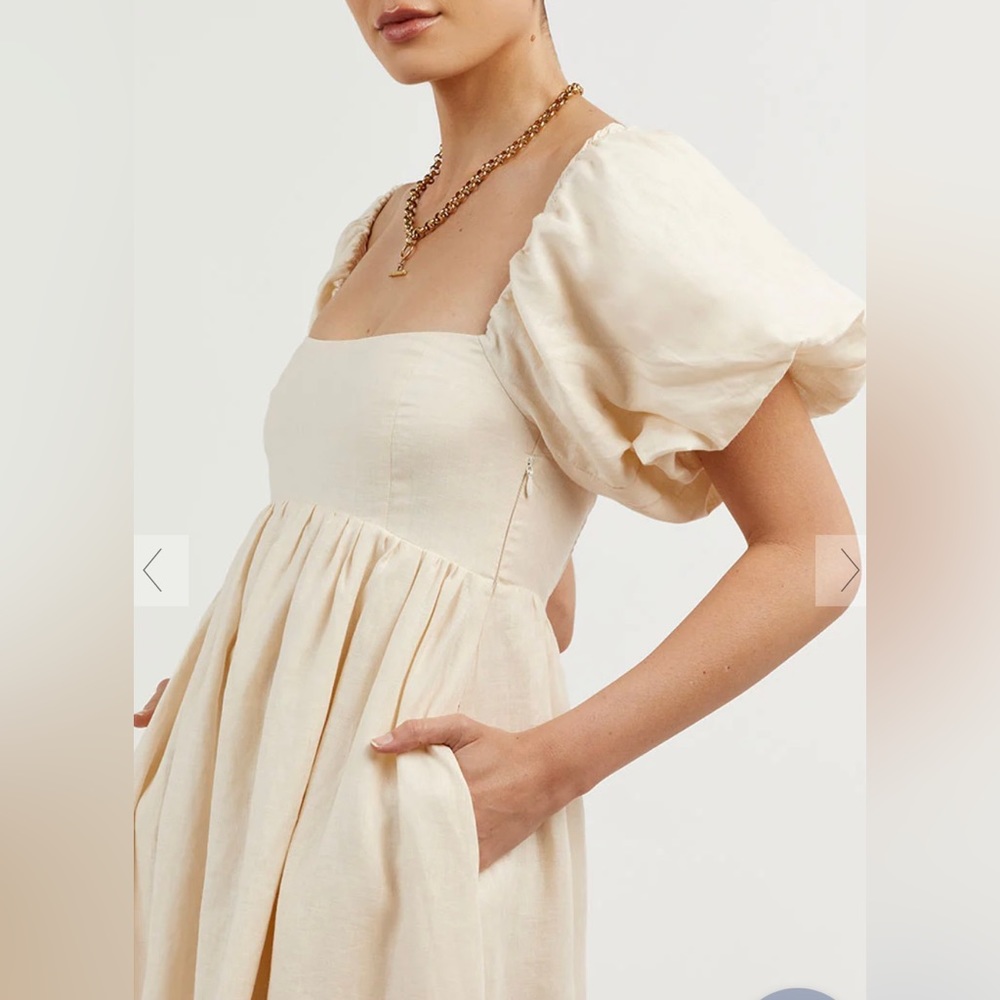 Linen Midi Dress
